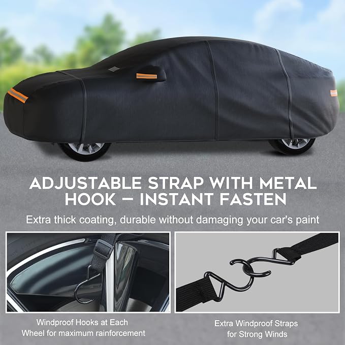 Sedan Car Cover Waterproof All Weather - Image 5