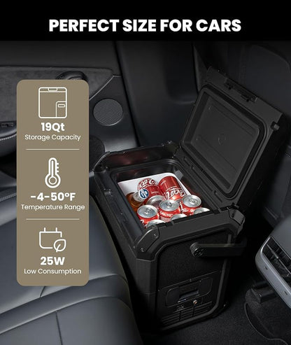 EENOUR D18 19Qt/18L 12V Car Refrigerator - Image 6