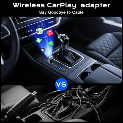 CarPlay Wireless Adapter for iPhone & Android Auto, Plug and Play Mini Size 2 - Image 5