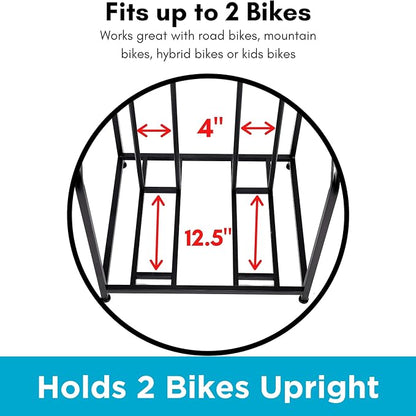 BIRDROCK HOME Bike Rack Garage Storage Floor Stand - Image 7