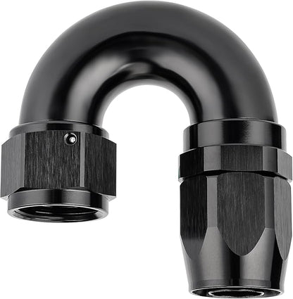 EVIL ENERGY 12AN 180 Degree One Piece Full Flow Hose End Fitting Swivel by EVILENERGY