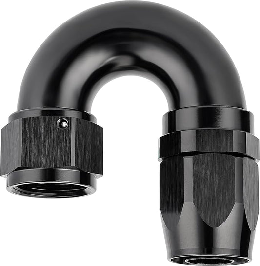 EVIL ENERGY 12AN 180 Degree One Piece Full Flow Hose End Fitting Swivel by EVILENERGY