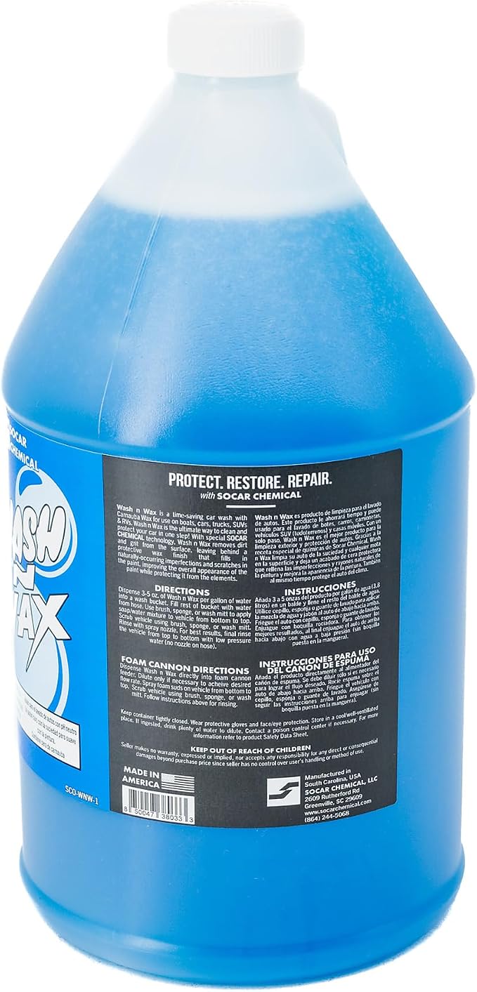 SOCAR Wash N Wax Car Wash Soap - Image 9