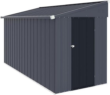 BlueWish 4'x10' Storage Shed, Outdoor Storage Shed - Image 9