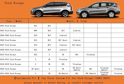 Kayme 7 Layers SUV Car Cover Custom Fit - Image 6