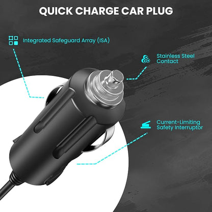 Car Charger/Car Power Adapter for Starlink Mini, 12V/24V/36V Cigarette Lighter - Image 3
