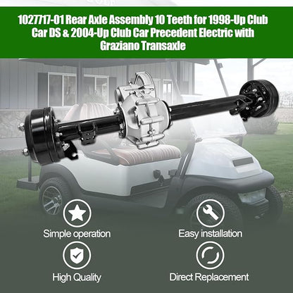 1027717-01 102771701 Rear Axle Assembly - Image 5