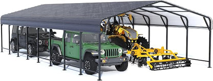 Polar Aurora 20x40 FT Metal Carport - Image 5