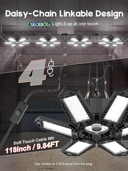 SEOBIOG LED Garage Lights - Image 3