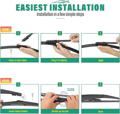 28" 21" 12" Windshield Wiper Blades Replacement - Image 7