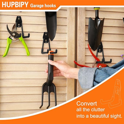 Heavy Duty Garage Hooks 8 Pack, 7.7 inch U Shaped Long Hanger, Wall Mounted - Image 7