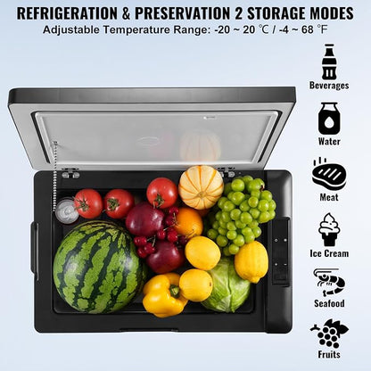 VEVOR 12 Volt Car Refrigerator Fridge, 70Liter Single Zone Portable Freezer - Image 3