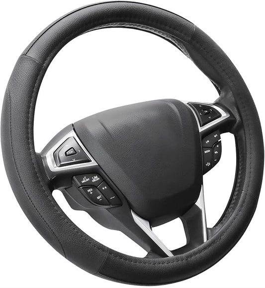 SEG Direct Car Steering Wheel Cover Universal Standard Size 14.5-15 inch by SEGDirect