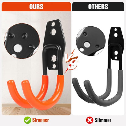 Garage Hooks Ladder Hooks for Hanging Heavy Duty Garage Organizer Wall Mount - Image 3