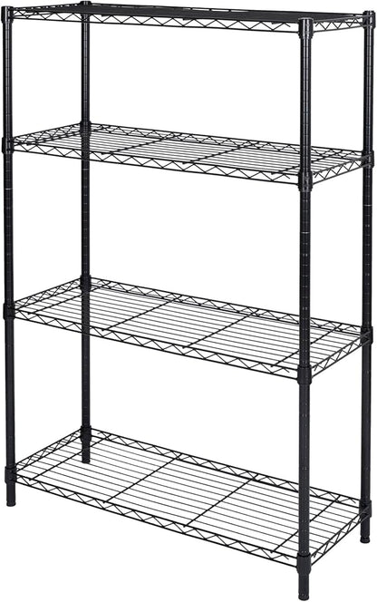 Homeiju 4 Tier Shelving Unit, Heavy-Duty Height Adjustable Storage Rack 1300 by Homeiju