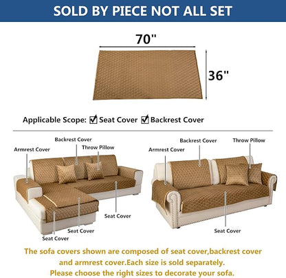 Eismodra Couch Cover, Sectional Couch Covers, Sofa Covers - Image 5