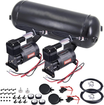 3 Gallon Air Tank with 150PSI Air Compressor 2PCS by CNRAQR
