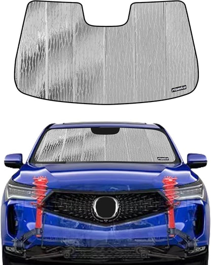 Windshield Sun Shade for Acura RDX 2019-2025, 2-in-1 Reflective Sunshade by Pigenius
