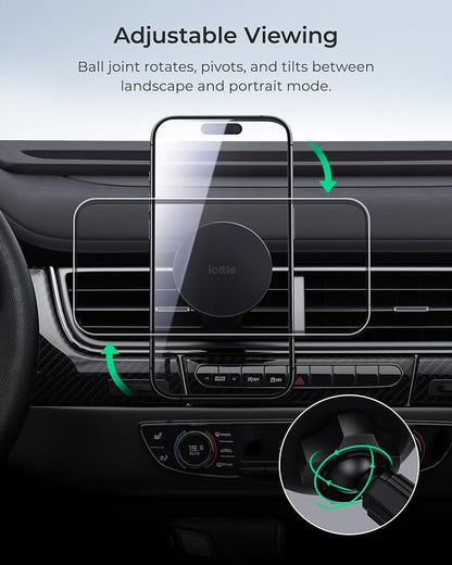 iOttie iTap 3 Magnetic Air Vent Car Mount Phone Holder - Image 5