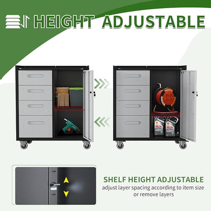 Metal Garage Storage Cabinet - Image 6
