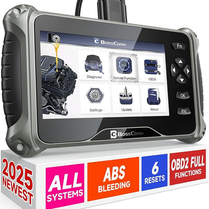 BOSSCOMM IF745 OBD2 Scanner, All Systems Car Code Reader Scan Tool by BCBOSSCOMM