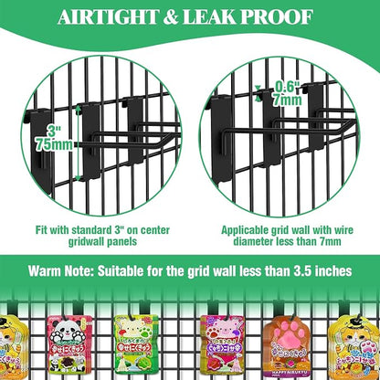 40Pcs 10" Gridwall Display Hooks Assortment Set, Wire Diameter 5mm/ 0.2” - Image 6