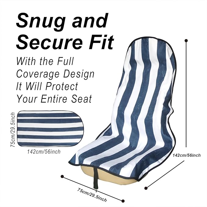 Car Seat Cover Protector Front Seats, - Image 3