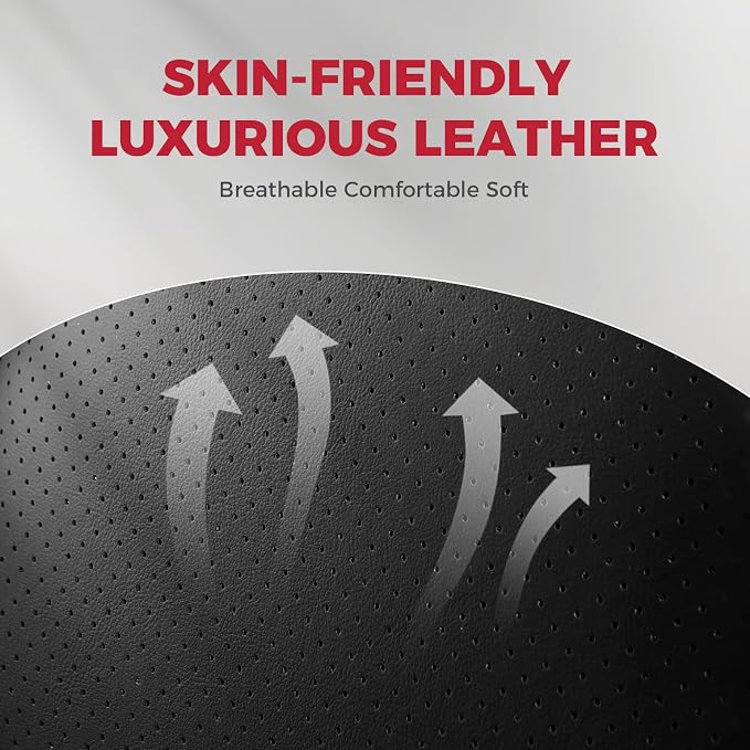 FREESOO Car Seat Covers Full Set, Waterproof Automotive Seat Covers, Leather - Image 6
