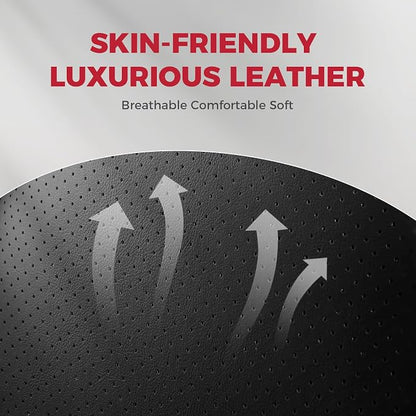 FREESOO Car Seat Covers Full Set, Waterproof Automotive Seat Covers, Leather - Image 6