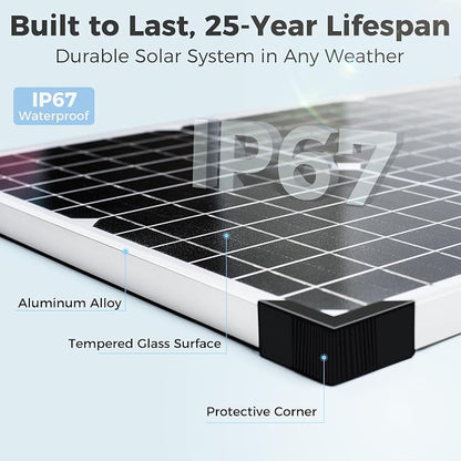 Solar Panel Kit 30W 12V with MPPT Controller, Solar Battery Trickle Charger - Image 3