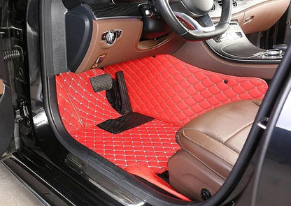 Custom Artificial Leather Waterproof All-Weather Car Floor Mats Fit - Image 4