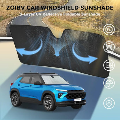 Windshield Sun Shade for Chevrolet Chevy Trailblazer 2021-2024 - Image 3