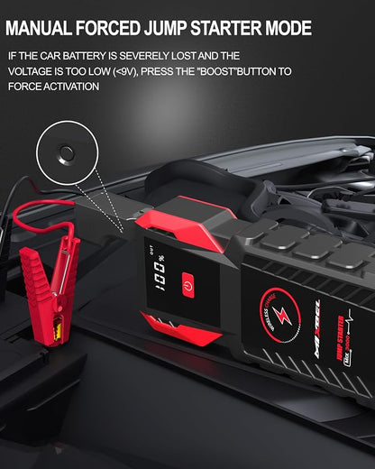 Jump Starter 3000A Peak 12V Portable Car Battery Jump Starter 24000mAh Jump Box - Image 3
