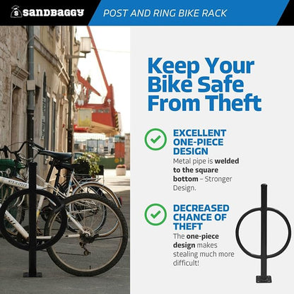 Sandbaggy Post and Ring Bike Rack - Image 3