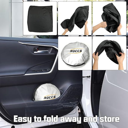 ROCCS Windshield Sun Shade fit for Toyota 4Runner 2010-2023 2024 2025, Foldable - Image 8