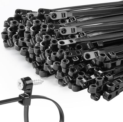 1000 PCS 10 inch Black Zip Ties by MasiStranth