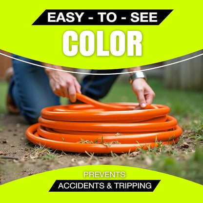 200ft Outdoor/Indoor Extension Cord 10/3 Gauge Ultra Heavy Duty 3 Prong SJTW - Image 5
