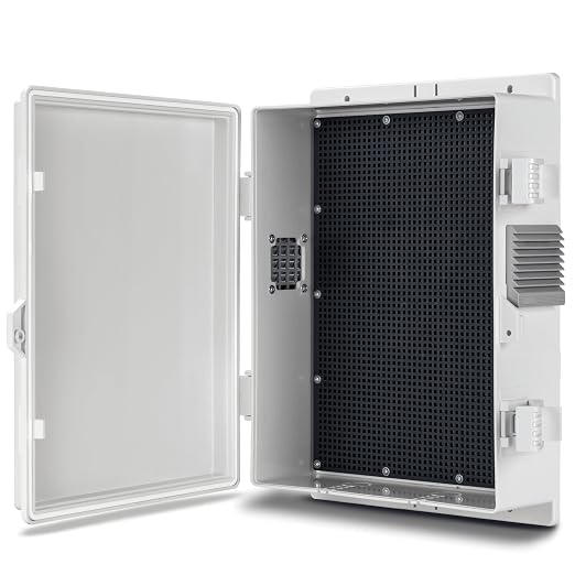 Outdoor Electrical Junction Box, ABS Water Resistant Enclosure by Namunanee