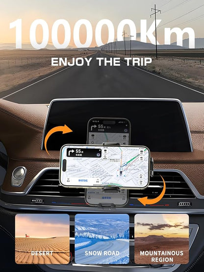 Topmake Car Phone Holder Mount, 【2025 Upgrade】 3-in-1 Cell Phone Holder - Image 9