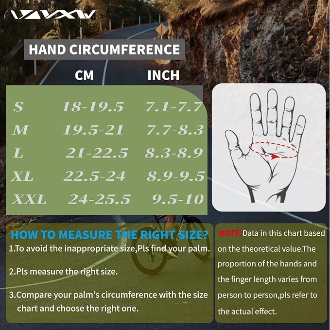 VXW High Protection Motorcycle Gloves - Image 8