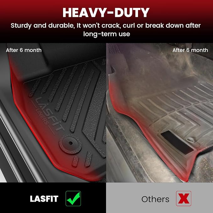LASFIT Floor Mats & Trunk Mat for Honda Civic & Civic Si 2012 2013 2014 2015 - Image 4