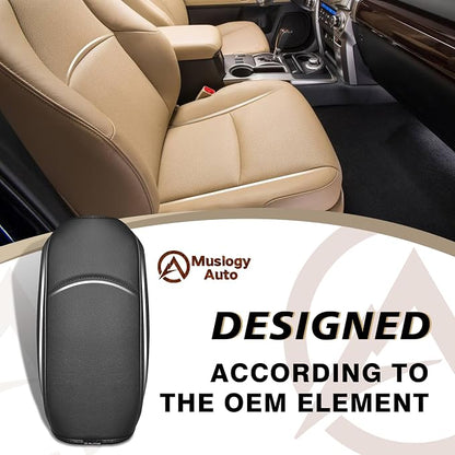 Muslogy Center Console Armrest Cover Compatible - Image 4