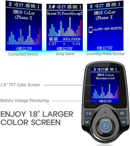 Nulaxy Bluetooth FM Transmitter - Image 3