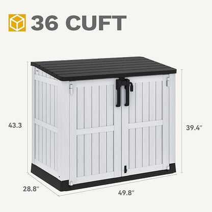 DWVO 36 cu ft Tool Storage Shed, Storage - Image 5