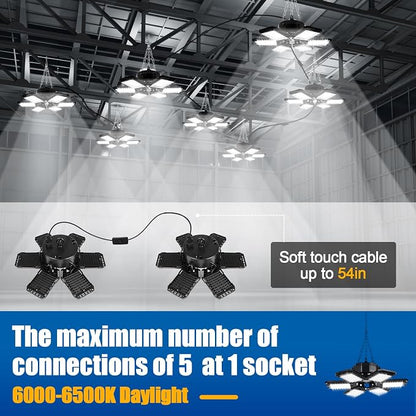 LED Garage Lights 2 Pack - 180W - Image 3