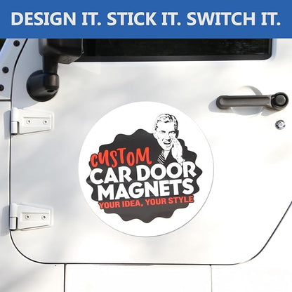 Custom Car Magnet Signs for Businesses 2 pk - Image 2