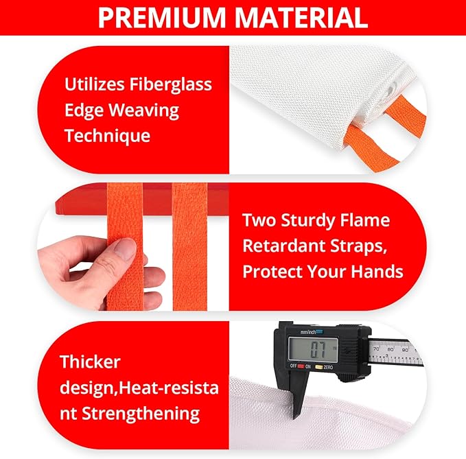 SecuCaptain Emergency Fire Blanket - Image 5