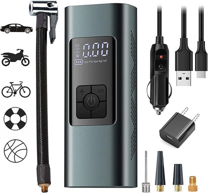 Tire Inflator Portable Air Compressor: Cordless Air Pump by Neakhmer