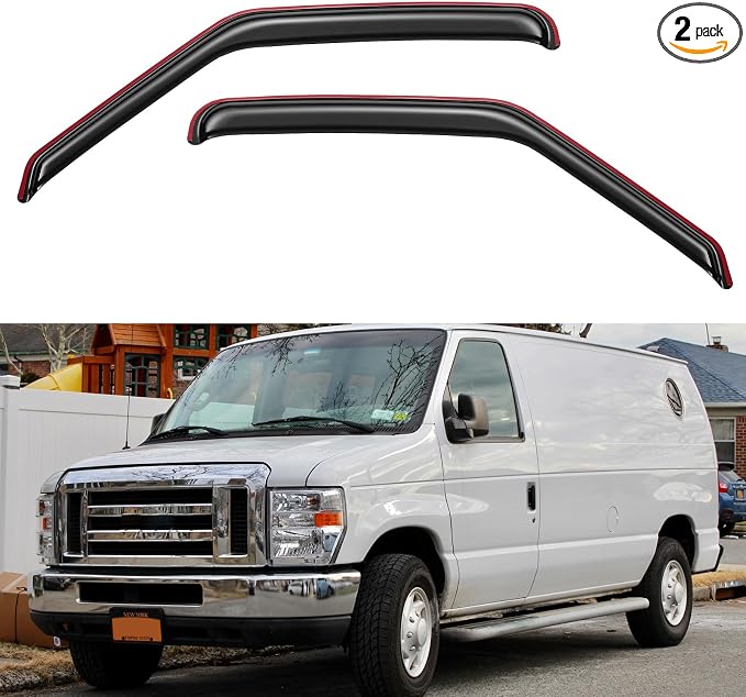 in-Channel Window Visors Rain Guards Shield by YQAUTEC
