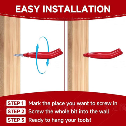 Lian.Ripple.Lian16 PackGarage Storage System Steel U Hooks - Image 7